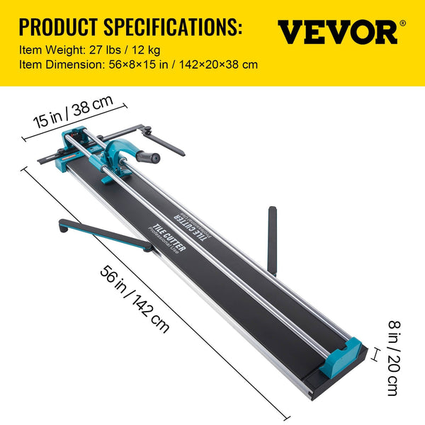 Manual Tile Cutter 1200Mm Cutting Machine W/ Laser For Ceramic Cutting Tools
