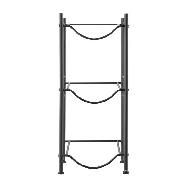 3 Tiers Water Jug Holder 5 Gallon Bottle Single Row Rack For Bottles Heavy Duty Kitchen Office Living Room Black Water Bottles & Vacuum Flasks