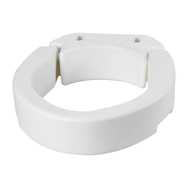 Raised Toilet Seat 136.1 Kg Load Capacity 88.9 Mm Lift Height Commode Elevated Riser With Enlarged Opening For Seniors Elderly Handicap Disabled Adult