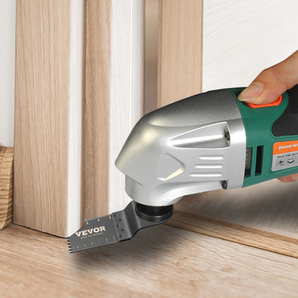 Vevor 100Pcs Oscillating Saw Blades Quick Release Multitool Kit Hcs Tool For Wood Plastic Compatible With Dewalt Dremel Fein Worx Bosch Makita Milwauk