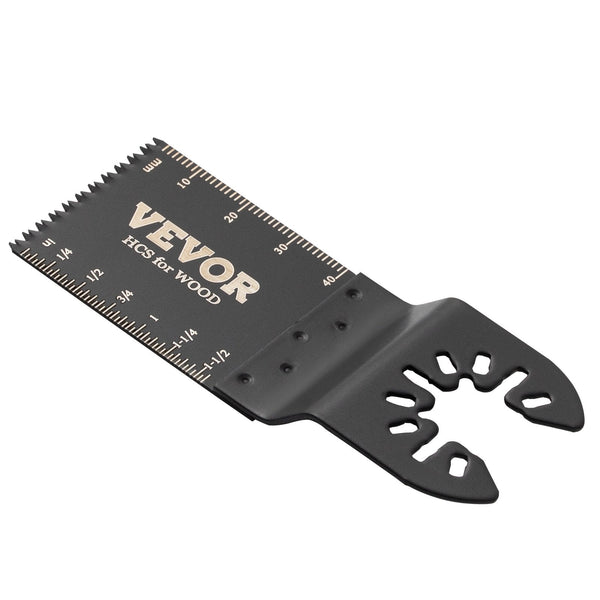 Vevor 100Pcs Oscillating Saw Blades Quick Release Multitool Kit Hcs Tool For Wood Plastic Compatible With Dewalt Dremel Fein Worx Bosch Makita Milwauk