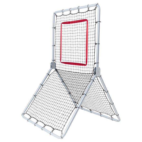 Vevor Baseball And Softball Rebounder Net 3.5 X 6 Ft Pitchback Pitching Nest Fielding Trainer Bounce Back For Fielding/Throwing Practice Adjustable An