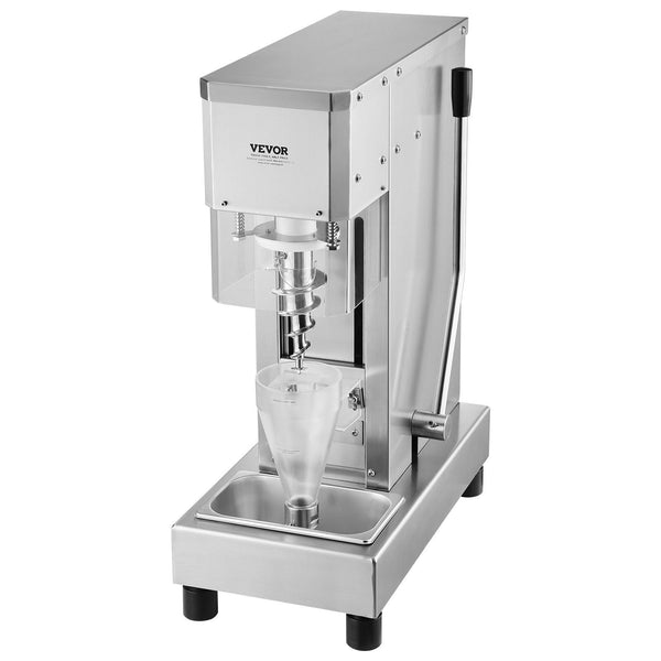 Ice Cream Blender 750W High Speed Maker Mixer Stir Machine 1740Rpm 304 Stainless Steel Shaker Long Handle + Pc Protective Shield Customizable With Any