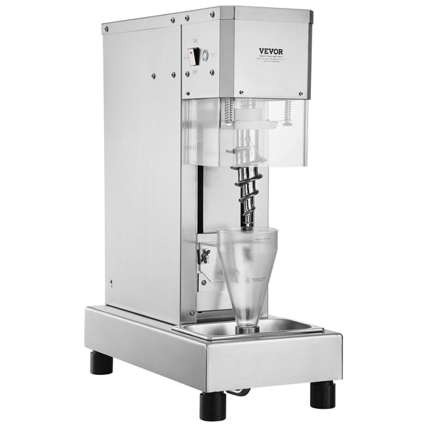 Ice Cream Blender 750W High Speed Maker Mixer Stir Machine 1740Rpm 304 Stainless Steel Shaker Long Handle + Pc Protective Shield Customizable With Any