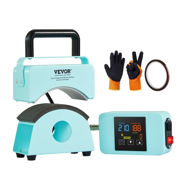 Vevor Hat Press Machine Mini Heat For Caps 5.9X3.15 Inch Plate Green Craft Printmaking