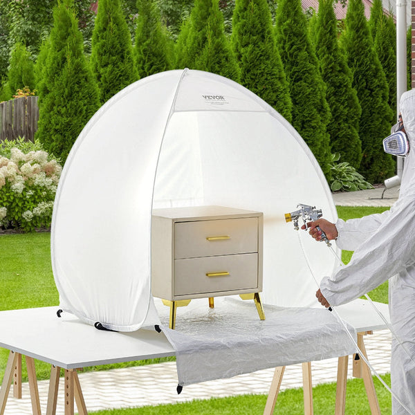 Vevor Spray Paint Shelter Portable Tent Booth 3.3 X 2.9 3.3Ft Pop Up Painting Drop Cloths
