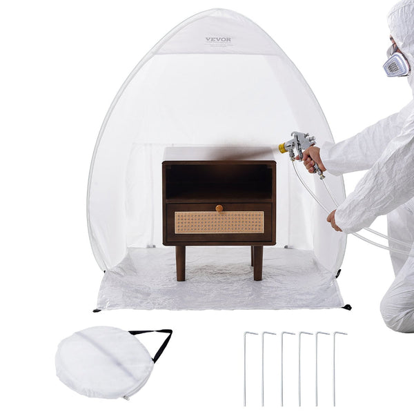Vevor Spray Paint Shelter Portable Tent Booth 3.3 X 2.9 3.3Ft Pop Up Painting Drop Cloths