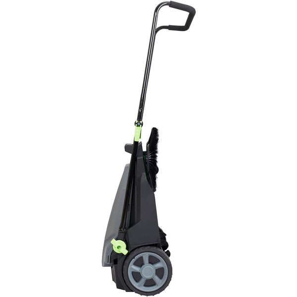 Vevor Walk Behind Hand Push Floor Sweeper 25.6" Width Gallon Waste Container Carpet & Floor Sweepers