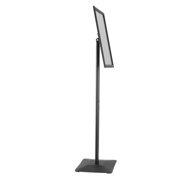 Pedestal Sign Holder Adjustable Poster Stand 11 X 17 Inch Metal Base Restaurant Signs