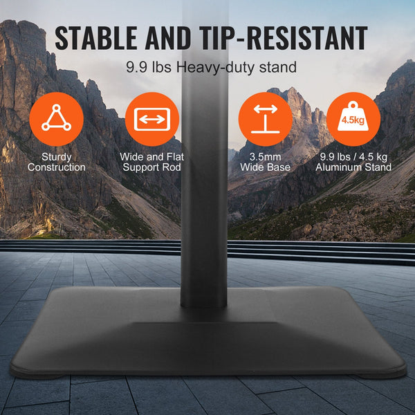 Pedestal Sign Holder Adjustable Poster Stand 11 X 17 Inch Metal Base Restaurant Signs