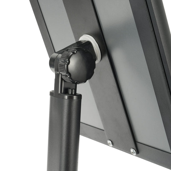Pedestal Sign Holder Adjustable Poster Stand 11 X 17 Inch Metal Base Restaurant Signs