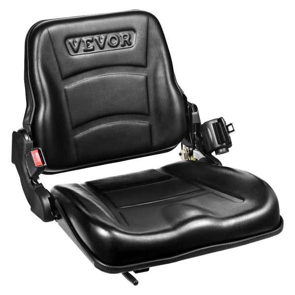 Universal Forklift Seat Fold Down Tractor With Adjustable Angle Back Micro Switch And Retractable Seatbelt 16 34 Cm Slot Loader Excavator Other Car In