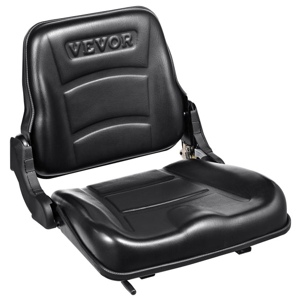 Universal Forklift Seat Fold Down Tractor With Adjustable Angle Back And Micro Switch 16 34 Cm Extended Slot Comfortable Loader Excavator Other Car In
