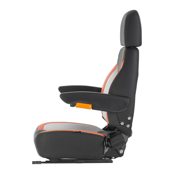 Vevor Forklift Seat Mower Tractor Adjustable Back Seatbelt & Headrest Other Material Handling