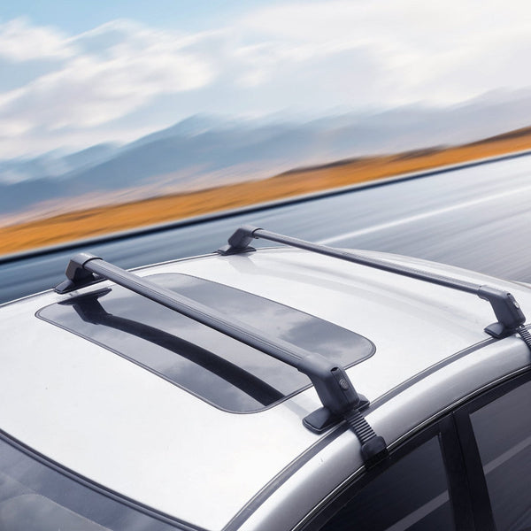 Vevor Universal Roof Rack Crossbar For Naked Vehicle Aluminum With Lock Roof Racks