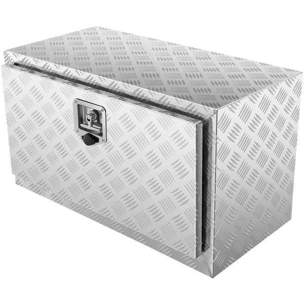Vevor Underbody Truck Box Aluminum Diamond Plate Storage 30 X 14 16 Inches Tool Storage Organisers