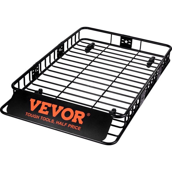 Vevor Roof Rack Cargo Basket 200 Lbs Capacity Extension 64"X39"X6" For Suv Truck Roof Racks