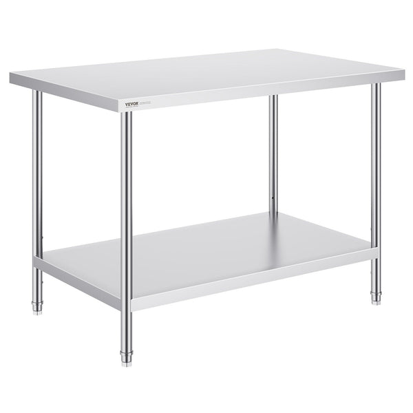 Stainless Steel Prep Table Heavy Duty Commercial Kitchen Worktable 30 X 48 34 Inch Other Tools & Workshop Equipment