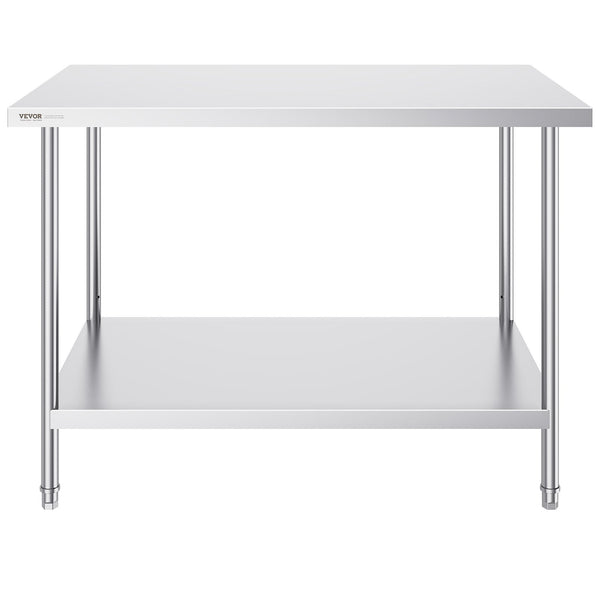 Stainless Steel Prep Table Heavy Duty Commercial Kitchen Worktable 30 X 48 34 Inch Other Tools & Workshop Equipment