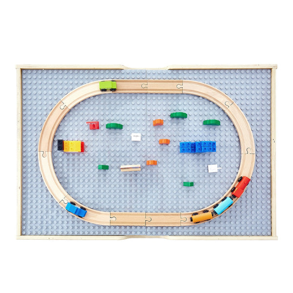 Vevor Multi Purpose Activity Play Table 290 Building Bricks & 30 Pcs Accessories Kids Play Table & Chair Sets