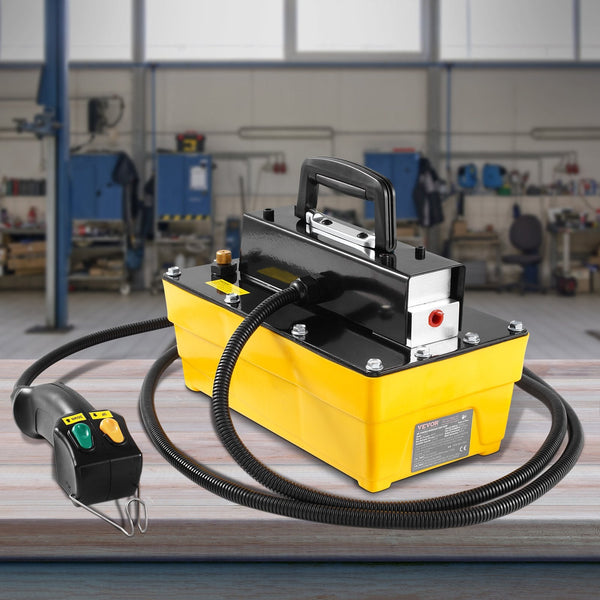 10000Psi Air Hydraulic Pump 2.3 L Reservoir Npt 3/8 In Oil Outlet 1/4 Inlet Actuated Foot With Remote Control Actuator For Automobile Frame Machine An