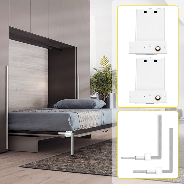 Vevor Diy Murphy Bed Springs Mechanism Hardware Kit Horizontal For Twin Size Single Bed Frames