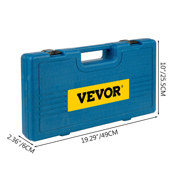 Vevor Impact Sockets Set 1/2 Inch Drive 26 Pcs Metric 10Mm 36Mm Deep Point Socket Wrenches