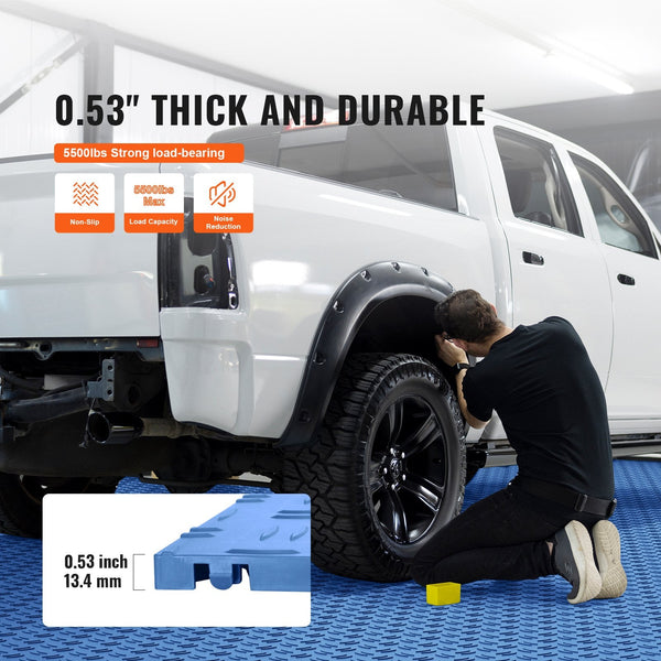 Vevor Garage Tiles Interlocking 12X12 25 Pack Flooring Blue Other Flooring & Tiles