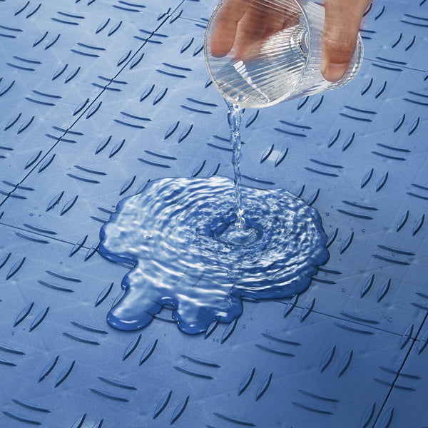 Vevor Garage Tiles Interlocking 12X12 25 Pack Flooring Blue Other Flooring & Tiles