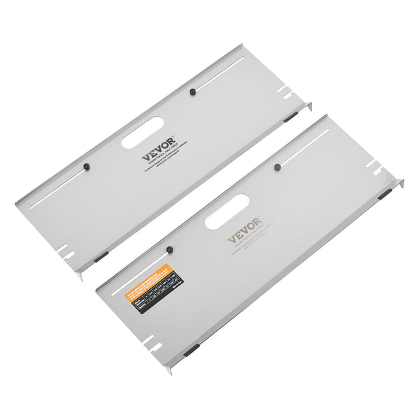 Vevor Wheel Alignment Tool 2 Pack Toe Plates Stainless Steel Angle Measurement 4 Rods And Magnetic Slots Includes Measuring Tapes & Conversion Chart T