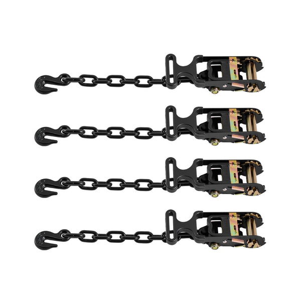 Wheel Chock Tie Down Kit Tire Style Tow Dolly Strap Car With Heavy Duty Hook Break Strength 4540 Kg & Working Load 1512 Motorcycle System O Ring For A