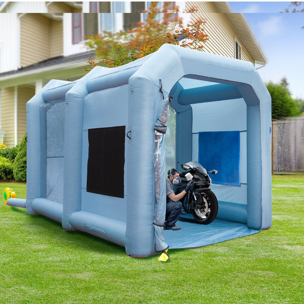 Vevor Inflatable Spray Booth Car Paint Tent 13X10x9ft Filter System Blower 950W Other Painting Accessories