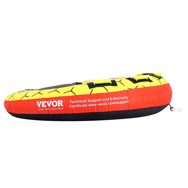 Towable Tube For Boating 1 3 Riders Inflatable Tubes And Towables 510 Lbs 63 Inch Round Water Sport Boats Pull Full Nylon Cover Eva Grab Handles Speed