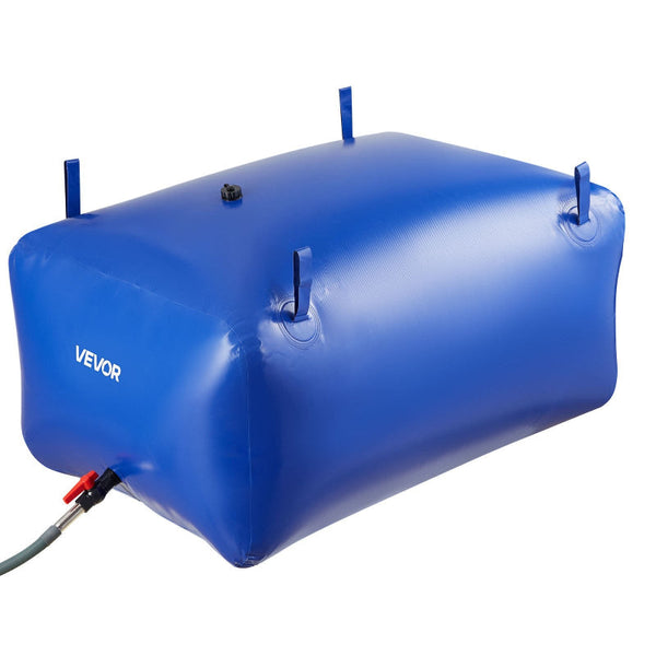 Vevor Water Storage Bladder 400L Large Capacity Bag Portable & Collapsible Soft Waters Container Leakproof Tear Resistant Pvc Emergency Tank For Rv Tr