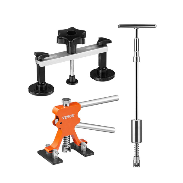 Vevor 69 Pcs Dent Repair Kit Auto Car Body Paintless Removal Tool Golden Lifter Bridge Puller Slide Hammer For Automobile Washing Machine Refrigerator