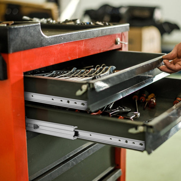 Vevor Drawer Slide Soft Close 1Pair 34" Ball Bearing Full Extension 500Lb Drawer Organisers