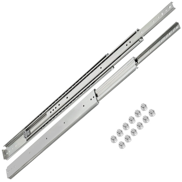Vevor Drawer Slide Soft Close 1Pair 40" Ball Bearing Full Extension 500Lb Drawer Organisers
