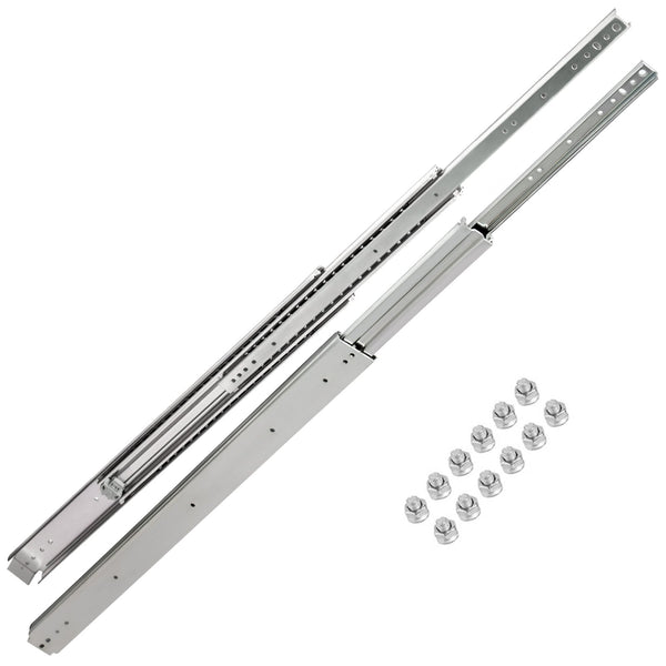 Vevor Drawer Slide Soft Close 1Pair 42" Ball Bearing Full Extension 500Lb Drawer Organisers