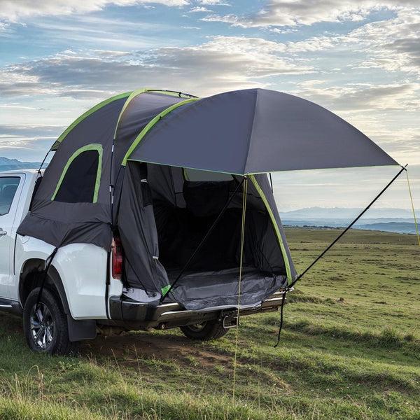 Vevor Truck Tent 8.0 8.2Ft Waterproof Pu2000 Bed Camping 2 3 Person Tents