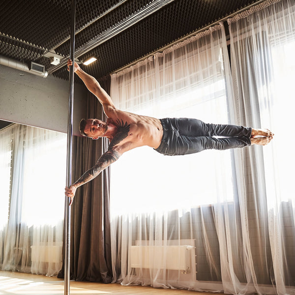 Professional Dancing Pole Spinning Static Kit Portable Removable 45Mm Heavy Duty Stainless Steel Height Adjustable Fitness For Exercise Home Club Gym