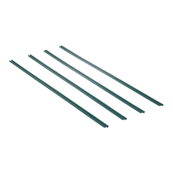 Vevor Bottom Locking Privacy Slats Single Wall Vertical Bottom Locking For Chain Link Fence High Density Hdpe Ideally Fit 1.2 M Garden Farm Sports Fie