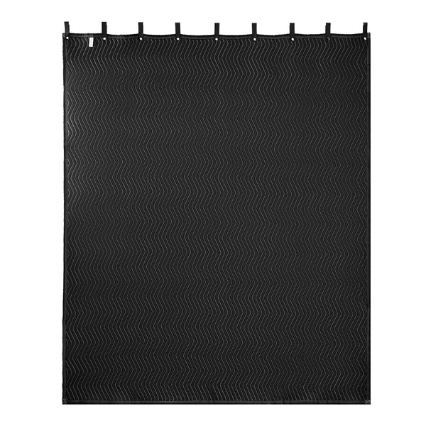 2 Pack Extra Large Sound Dampening Blanket Curtain 2438 X 2032 Mm Black Blankets