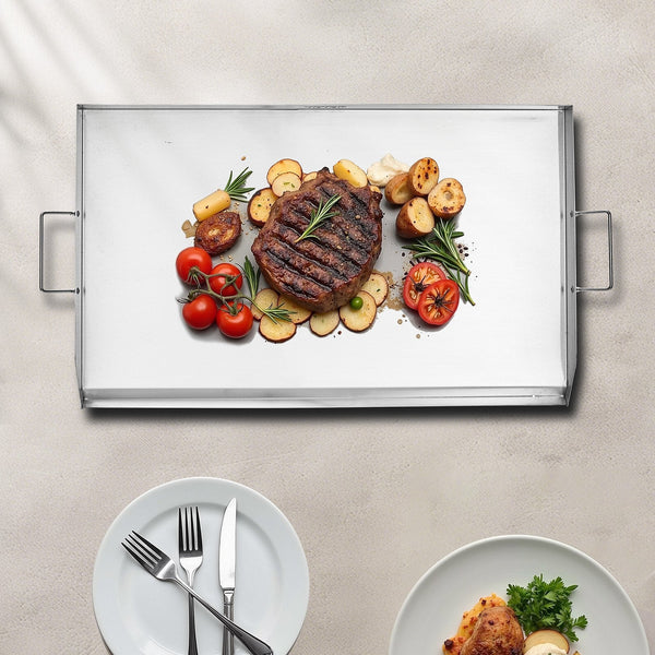 Vevor 36X22 In Flat Top Griddle Stainless Steel Universal Bbq Grill Pan Cookware Frying & Grill Pans