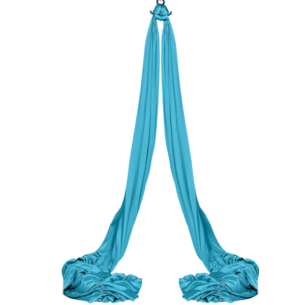 Aerial Silk And Yoga Swing 10 M Length Hammock Kit With 100Gsm Nylon Fabric Full Rigging Hardware Easy Set Up Guide Antigravity Flying For All Levels