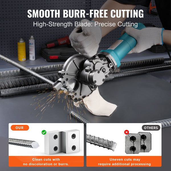 1100W Electric Rebar Cutter Cutting Up To 3/2In 4 40Mm Other Hand Tools
