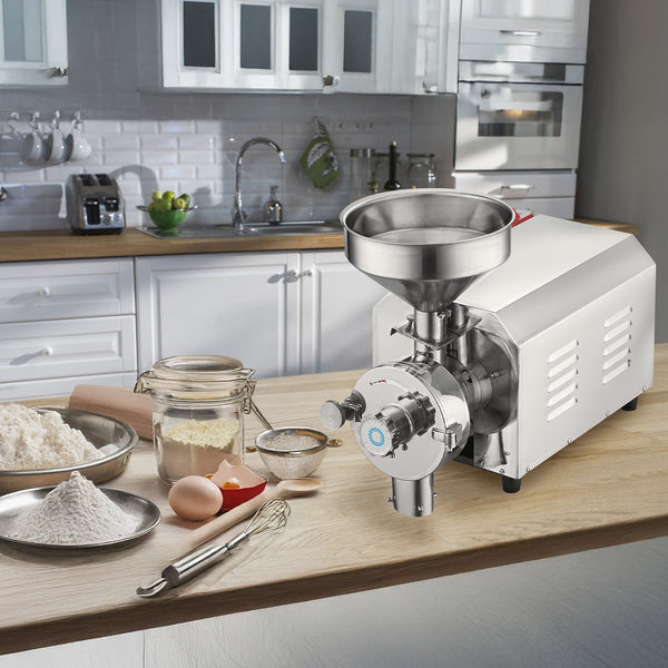 Vevor Grain Grind Mill Grinding Machine 3000W Food Processing Machinery Food Processors