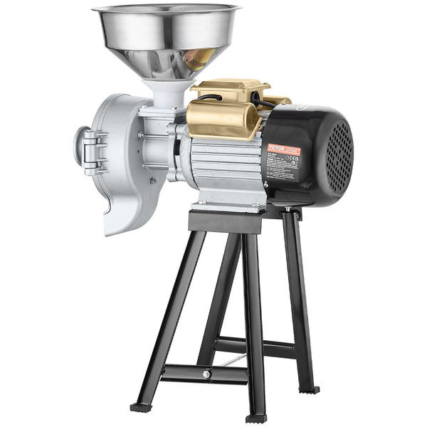 Vevor 3000W Electric Grain Grinder Corn Wheat Flour Cereal Mill Wet & Dry Grinders And Mulchers
