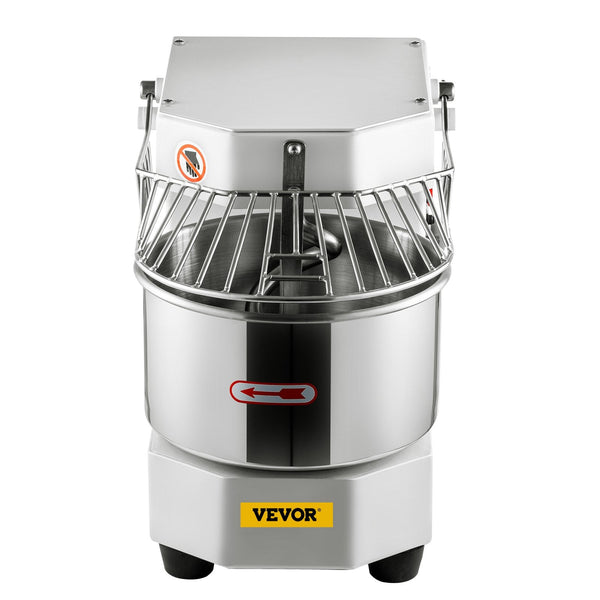 Vevor Commercial Dough Food Mixer 8L Large Capacity Stainless Steel With Bowel Hook Shield Reset Button 450W Tilt Head Kitchen Mixers For Cake Cream E
