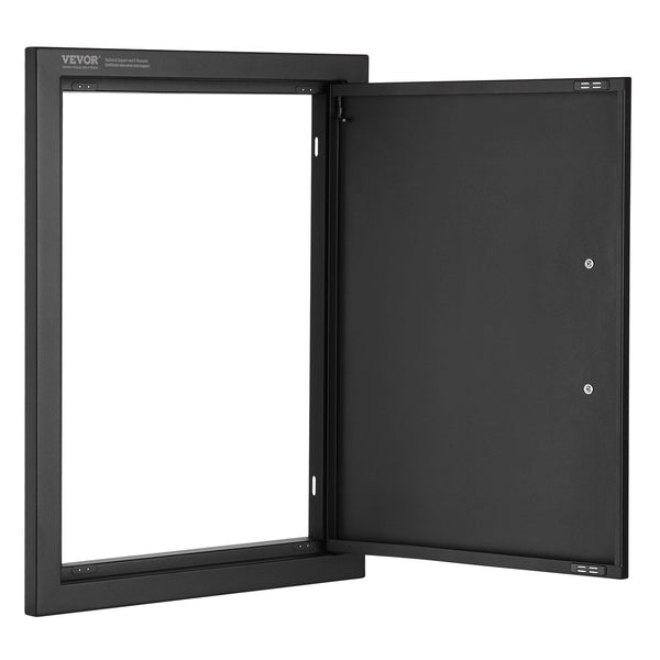 Vevor Bbq Access Door 415X570 Mm Single Outdoor Kitchen Cold Plate Flush Mount Wall Vertical With Handle For Island Grilling Station Outside Cabinet B