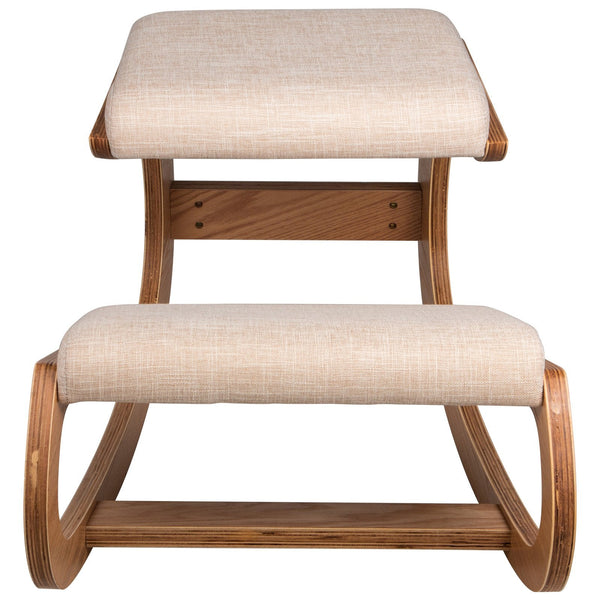 Vevor Ergonomic Kneeling Chair Heavy Duty Better Posture Stool Office Home Body Shaping Relieving Stress Meditation Desk Computer Office Chairs
